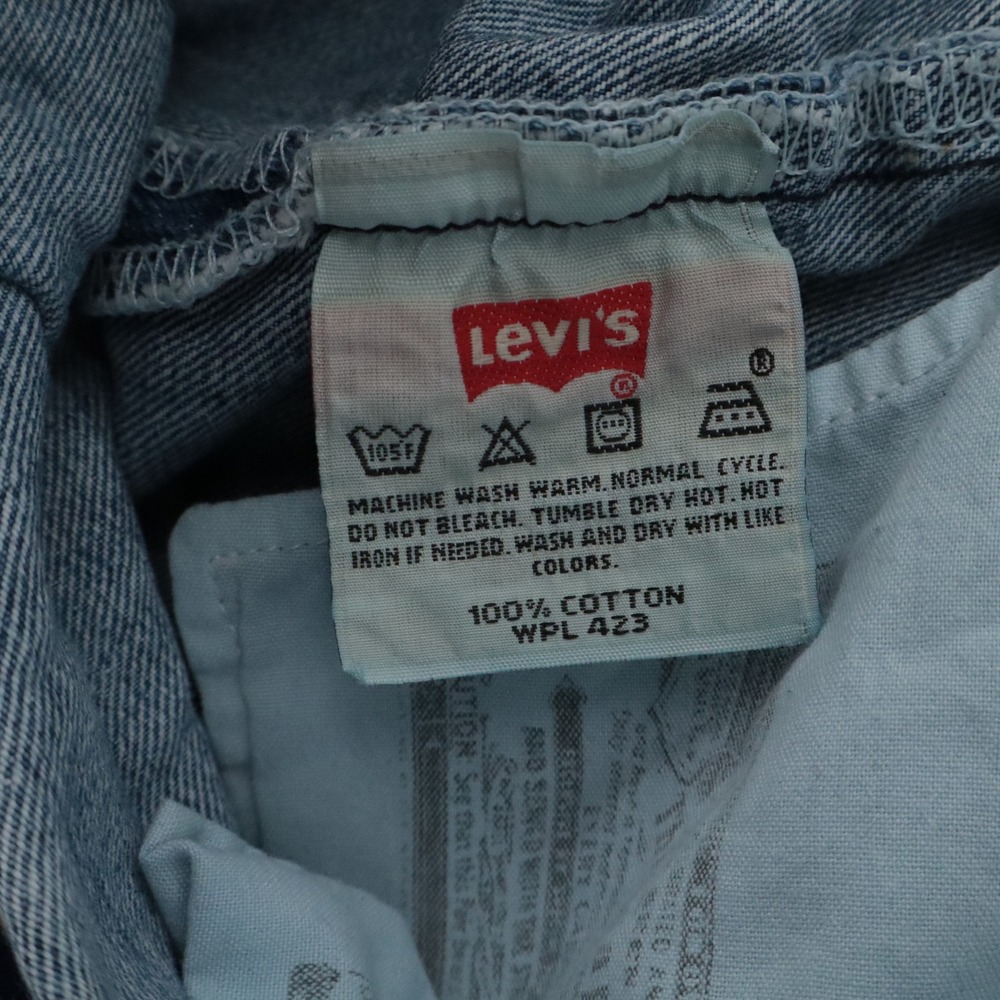 Vintage 90s Levi's 501 Mens 36x30 (31) Blue Straight Leg Button Fly Jeans 0193 - Picture 13 of 14